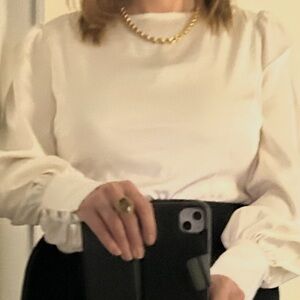 Elegant cream Women's Top